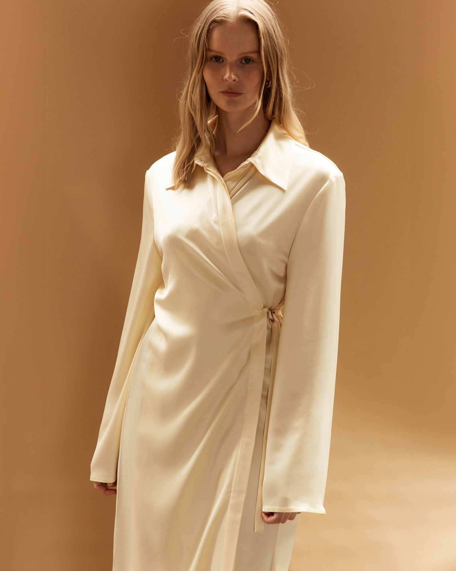 The Wrap Shirt Dress
