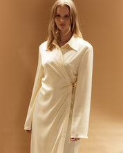The Wrap Shirt Dress