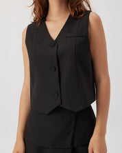 SAMPLE The Tailored Waistcoat Black - multiple sizes