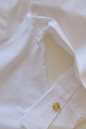 SECOND The Essentials Wrap Shirt, Size 8